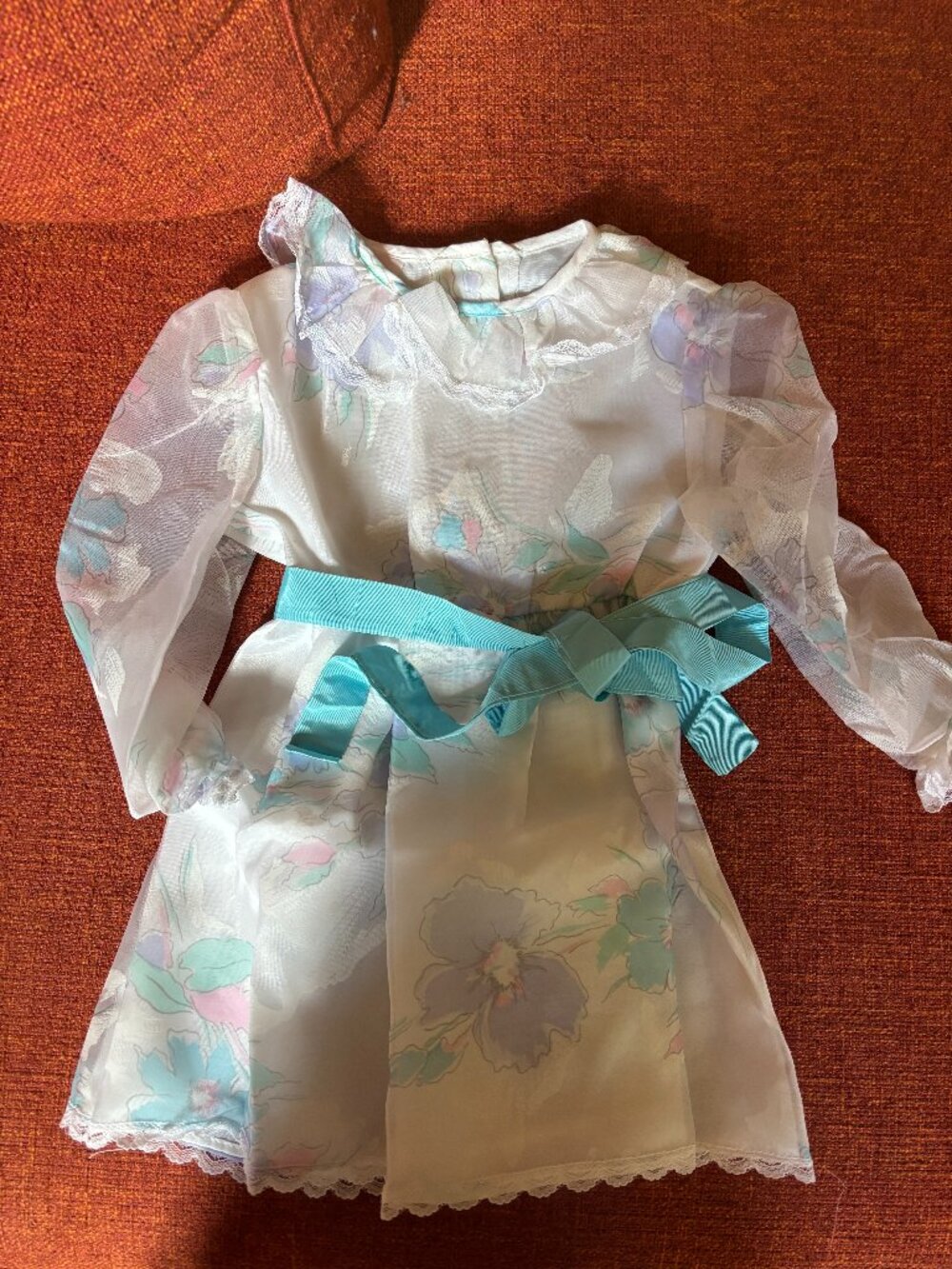 Vintage 1990s Sweet Treats Floral Dress with Sash Size 4T